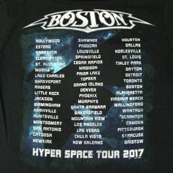 Boston The Third Stage Itinerary 2017 Tour Tee - S - Picture 4 of 5